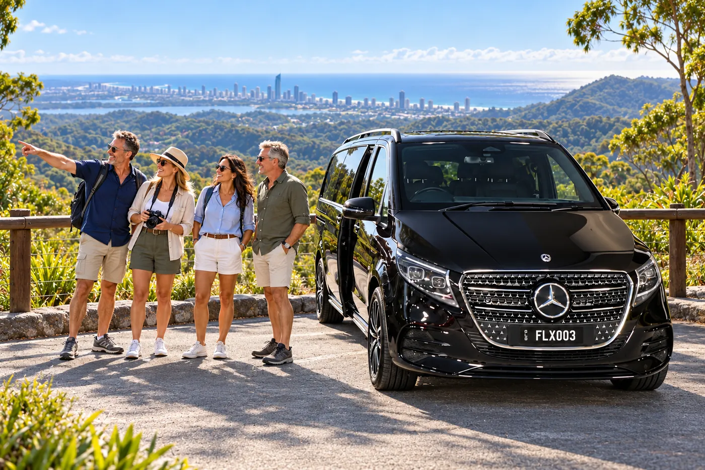Scenic coastal travel